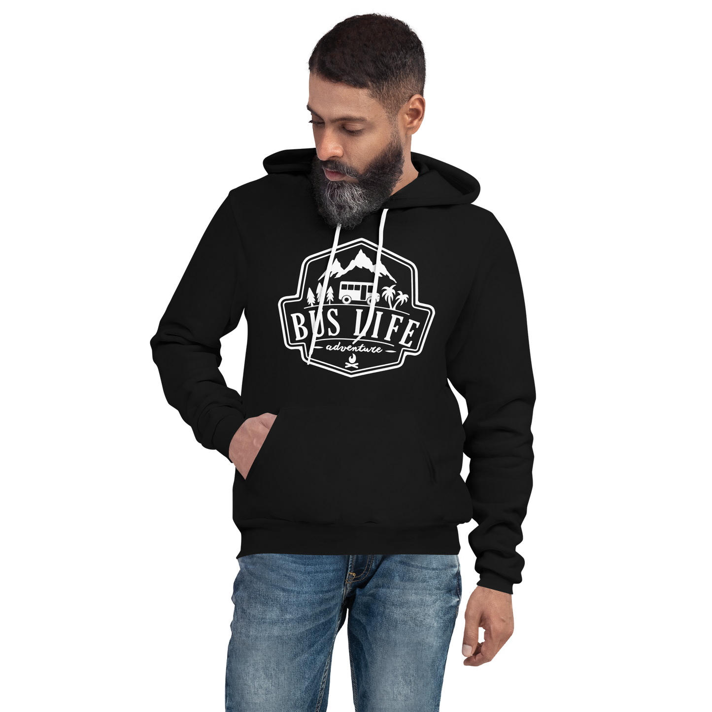 Bus Life Adventure Logo Reverse - Unisex hoodie