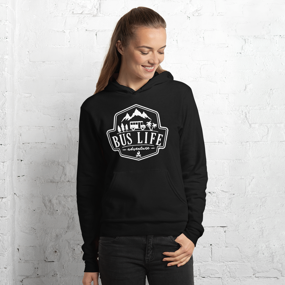 Bus Life Adventure Logo Reverse - Unisex hoodie