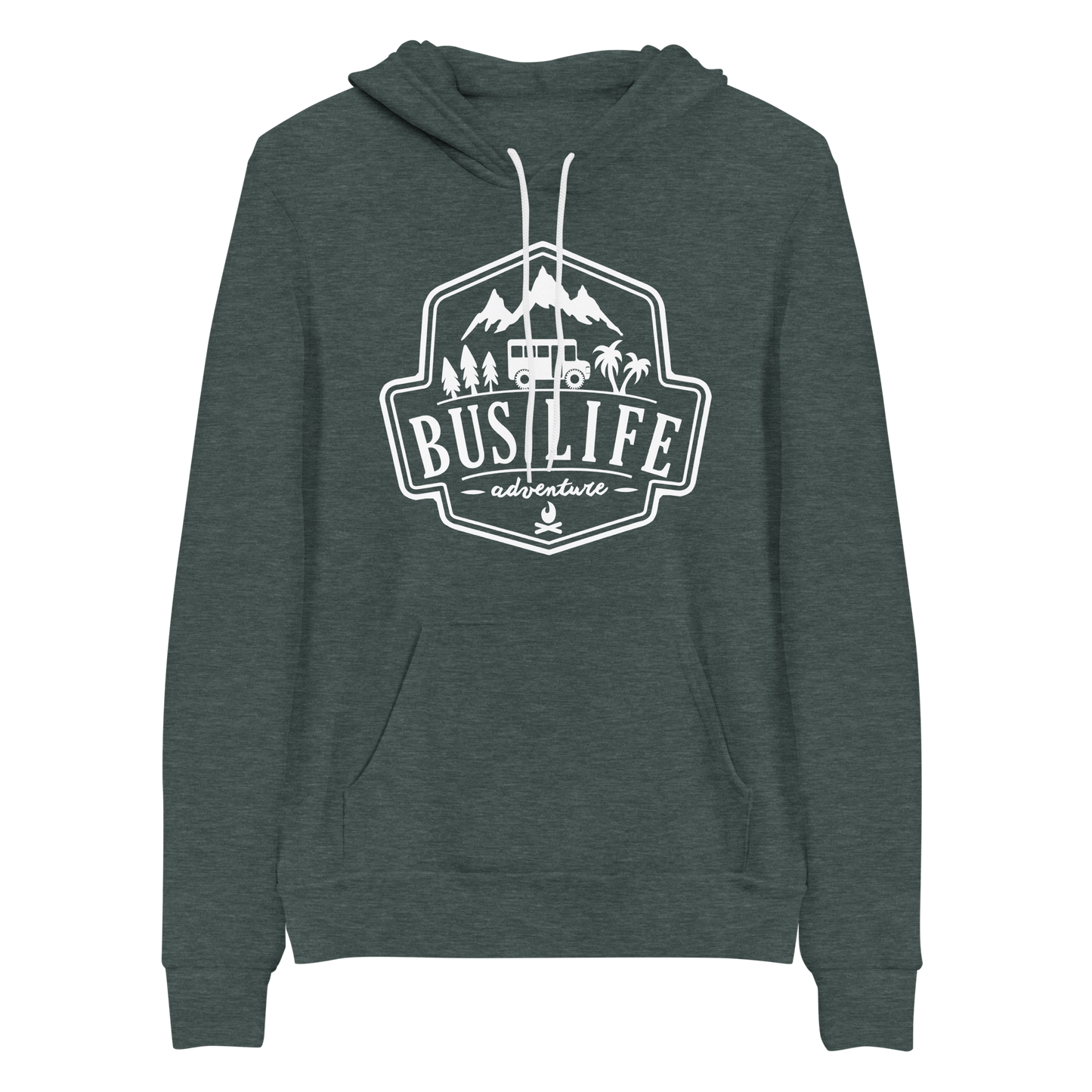 Bus Life Adventure Logo Reverse - Unisex hoodie