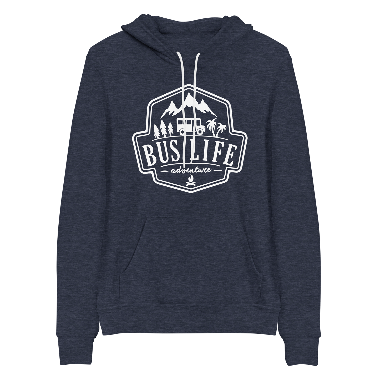 Bus Life Adventure Logo Reverse - Unisex hoodie