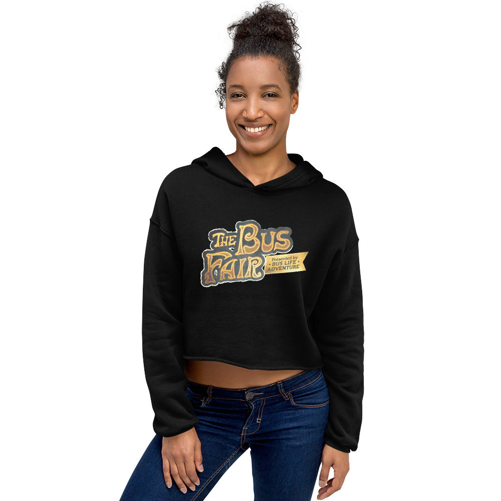 The Bus Fair Logo - Crop Hoodie