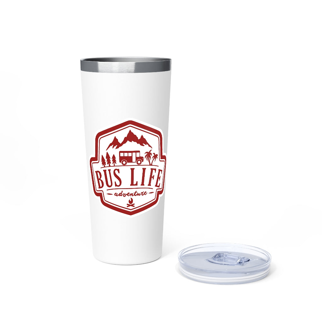 Bus Life Adventure Logo - Copper Vacuum Insulated Tumbler, 22oz