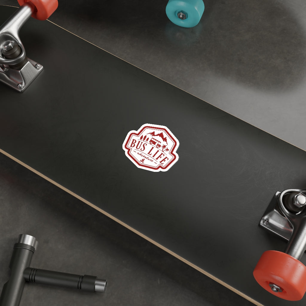 Bus Life Adventure Logo - Die-Cut Sticker