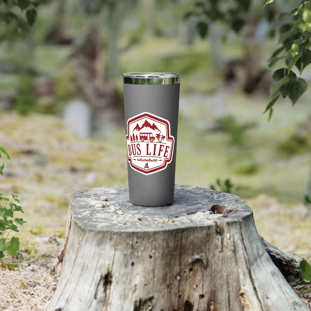 Bus Life Adventure Logo - Copper Vacuum Insulated Tumbler, 22oz