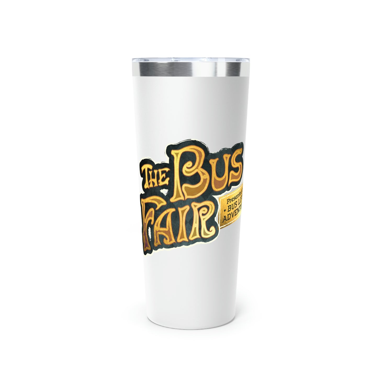 The Bus Fair Logo Copper Vacuum Insulated Tumbler, 22oz