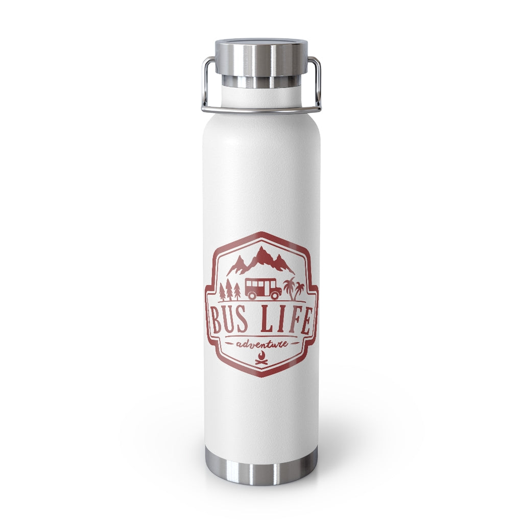 Bus Life Adventure Logo - 22oz Vacuum Insulated Bottle