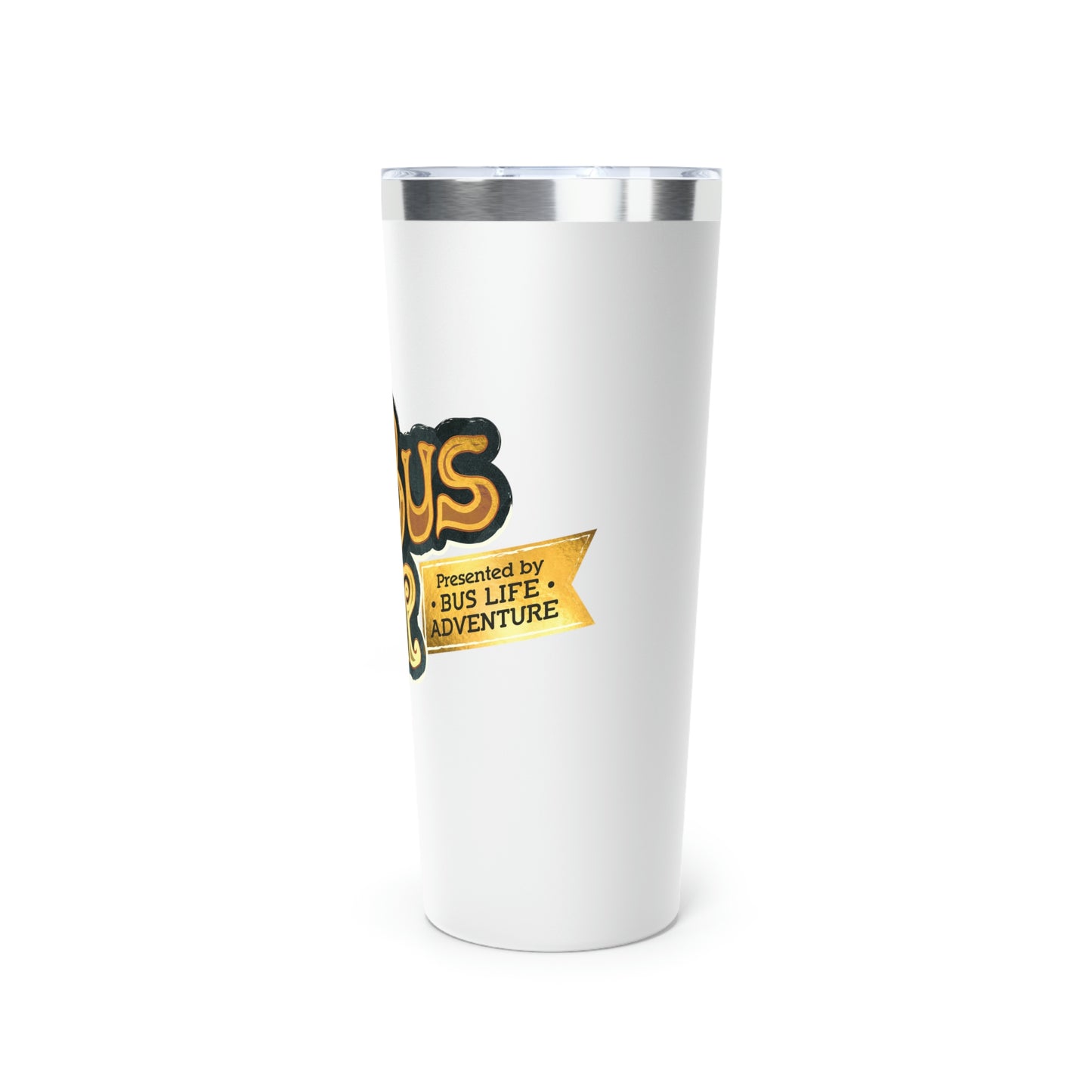 The Bus Fair Logo Copper Vacuum Insulated Tumbler, 22oz