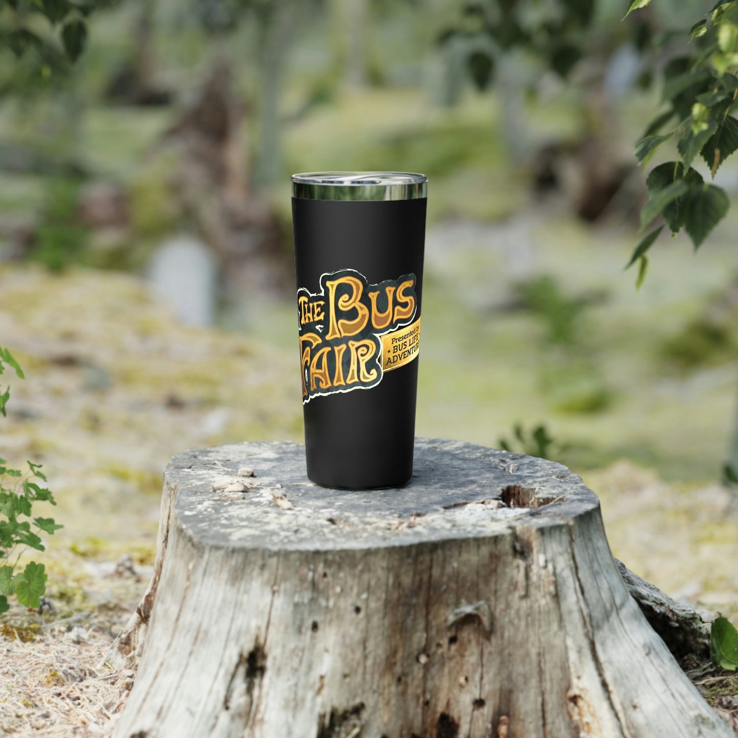 The Bus Fair Logo Copper Vacuum Insulated Tumbler, 22oz