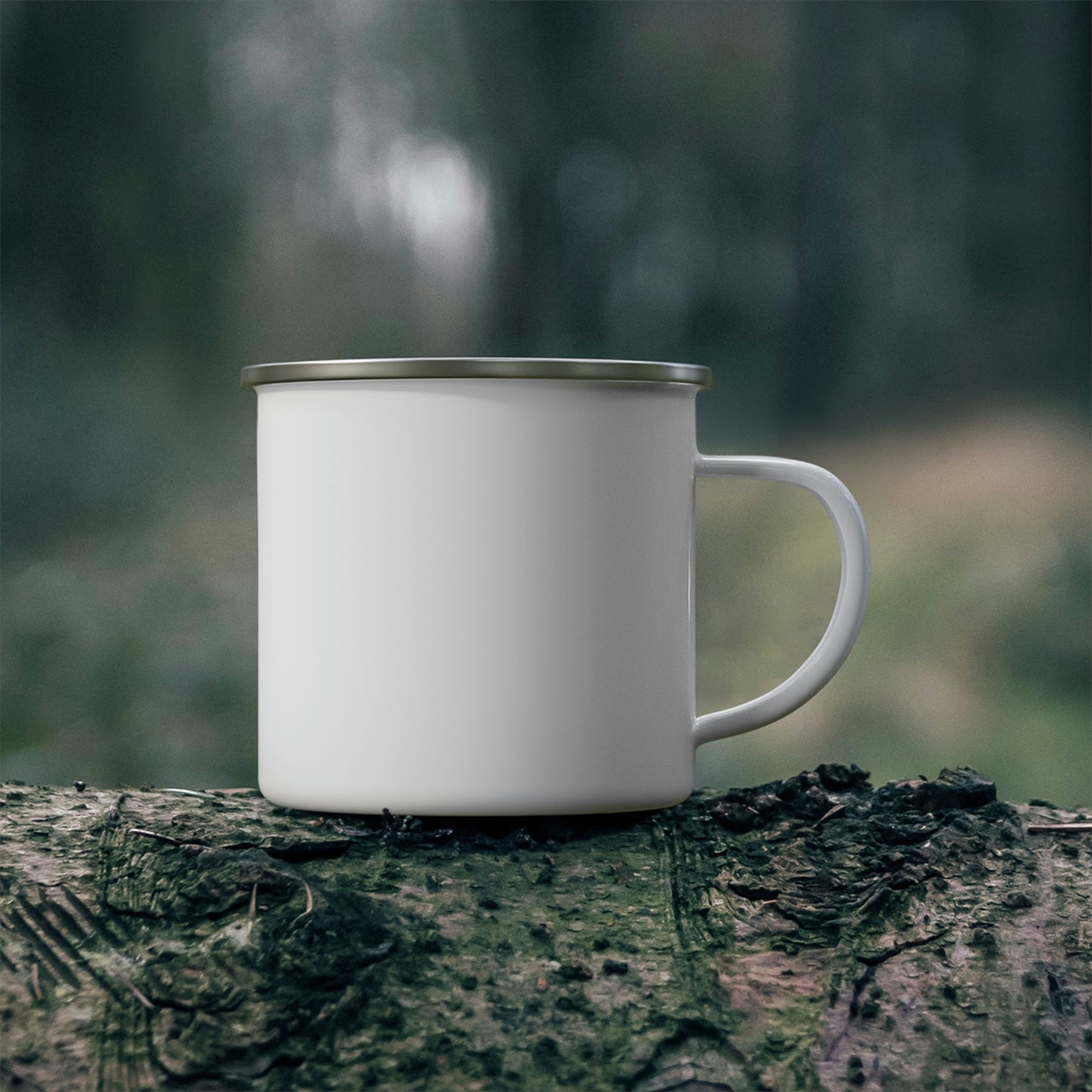 The Bus Fair Logo Enamel Camping Mug