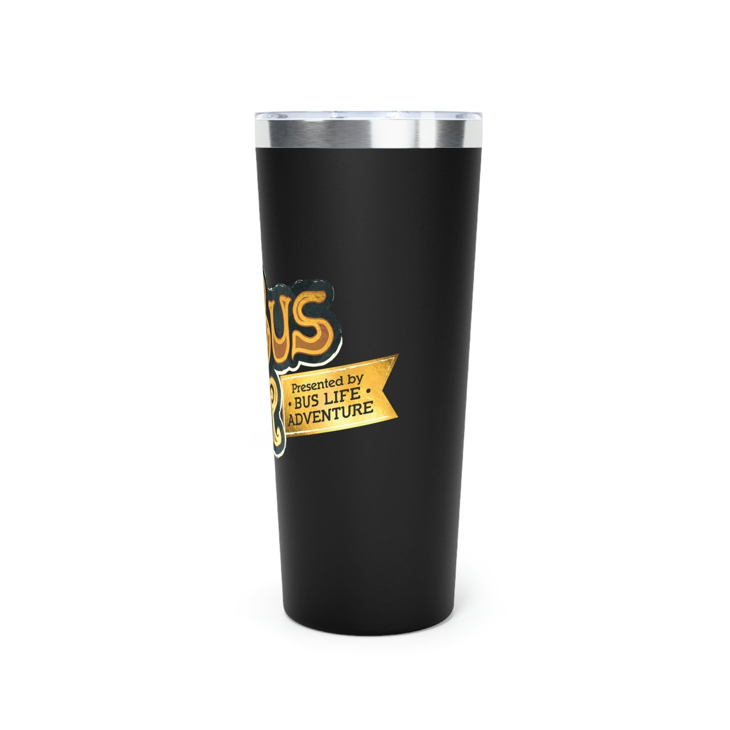 The Bus Fair Logo Copper Vacuum Insulated Tumbler, 22oz