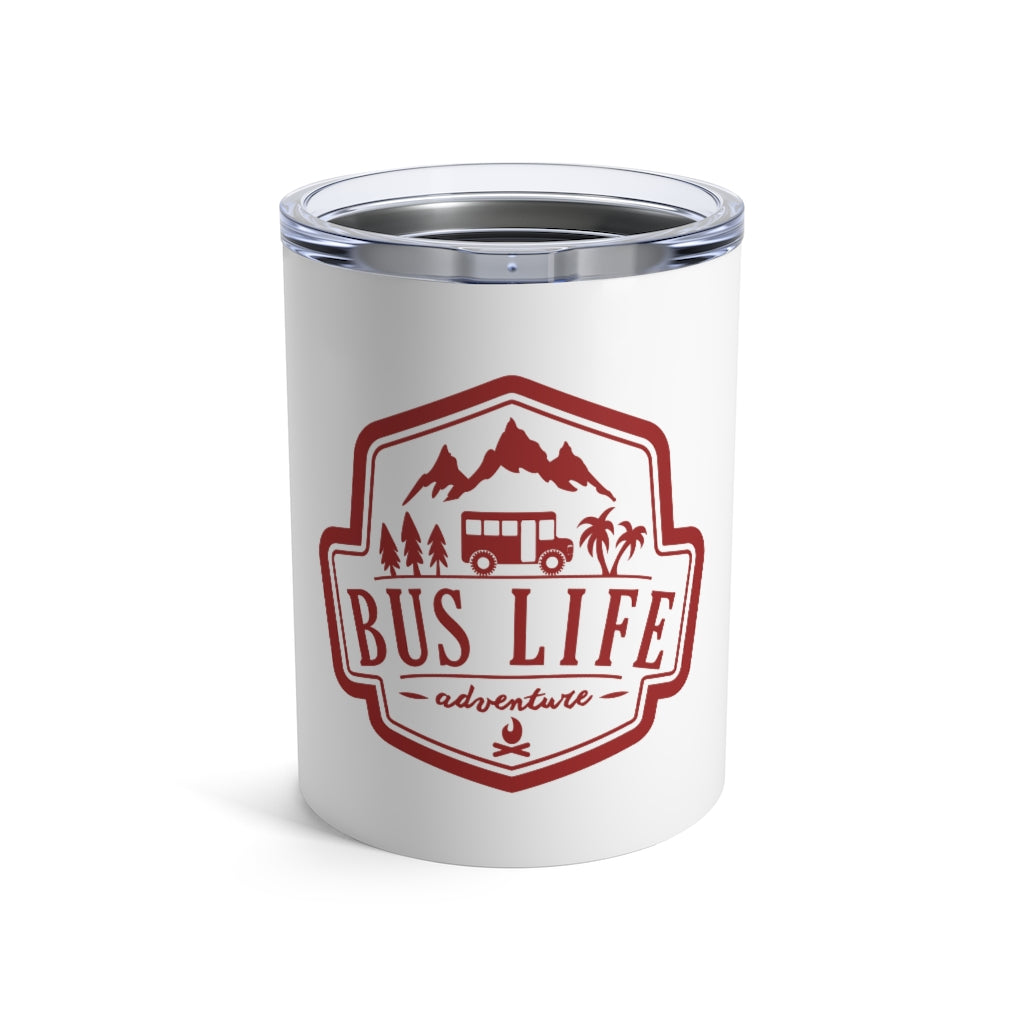 Bus Life Adventure Logo - Tumbler 10oz
