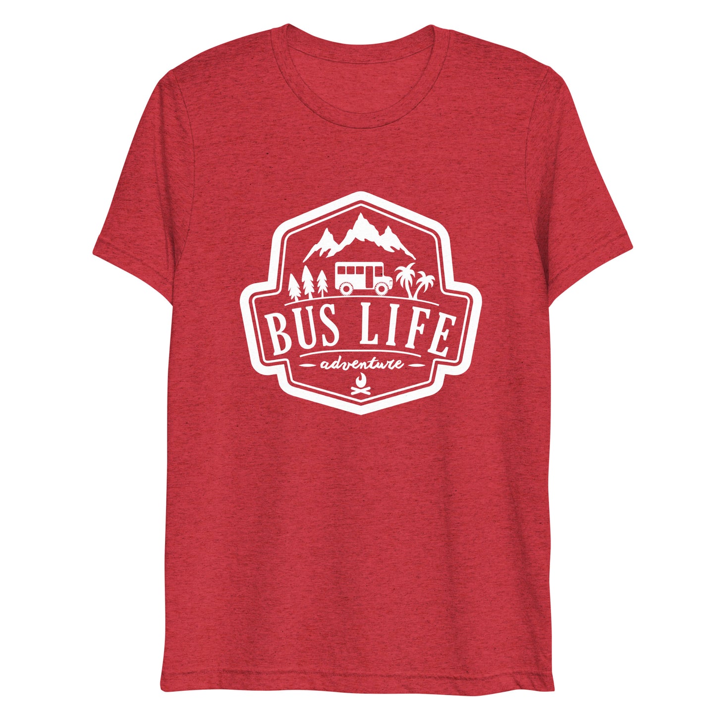 Bus Life Adventure Logo Reverse - Unisex Tri-blend T-shirt