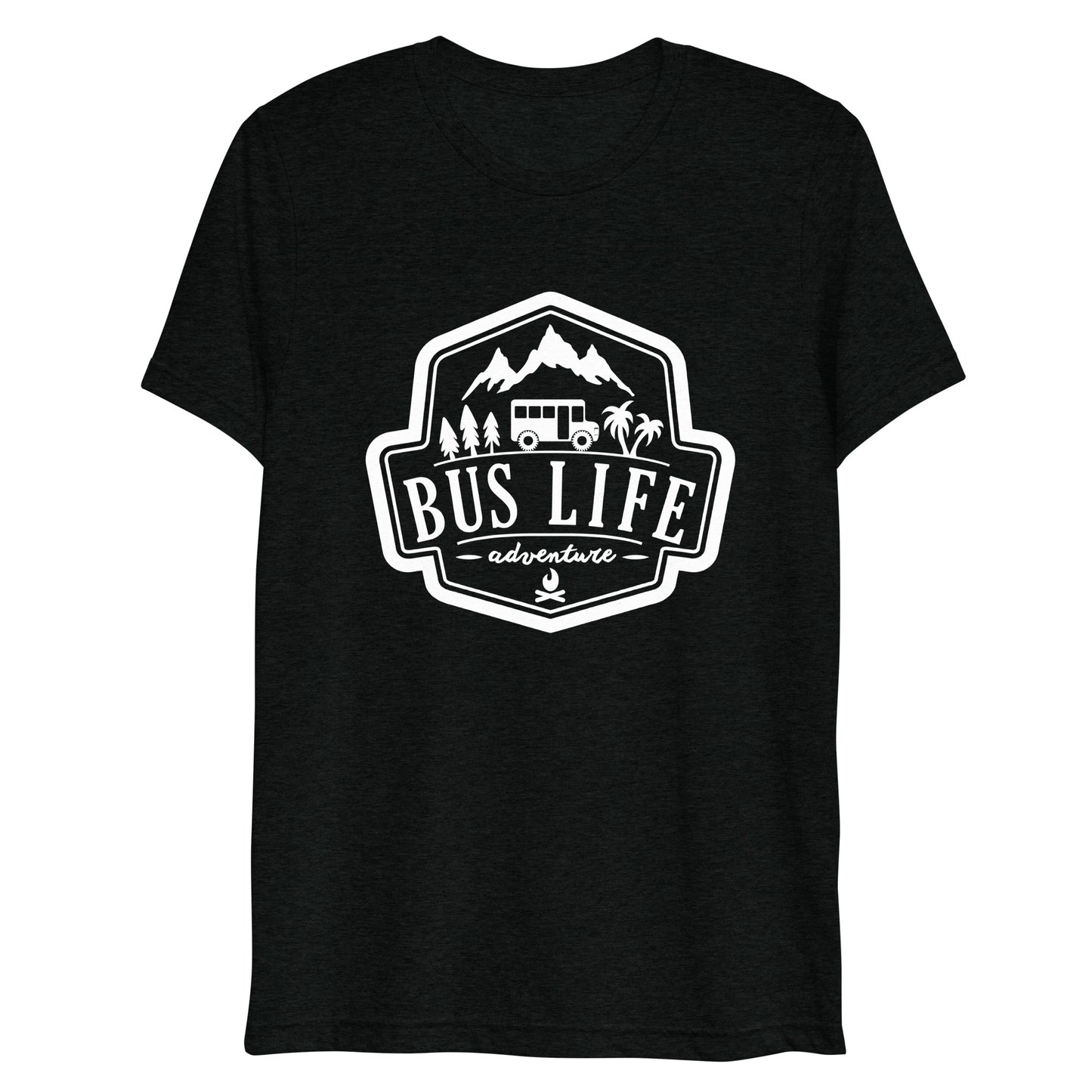 Bus Life Adventure Logo Reverse - Unisex Tri-blend T-shirt