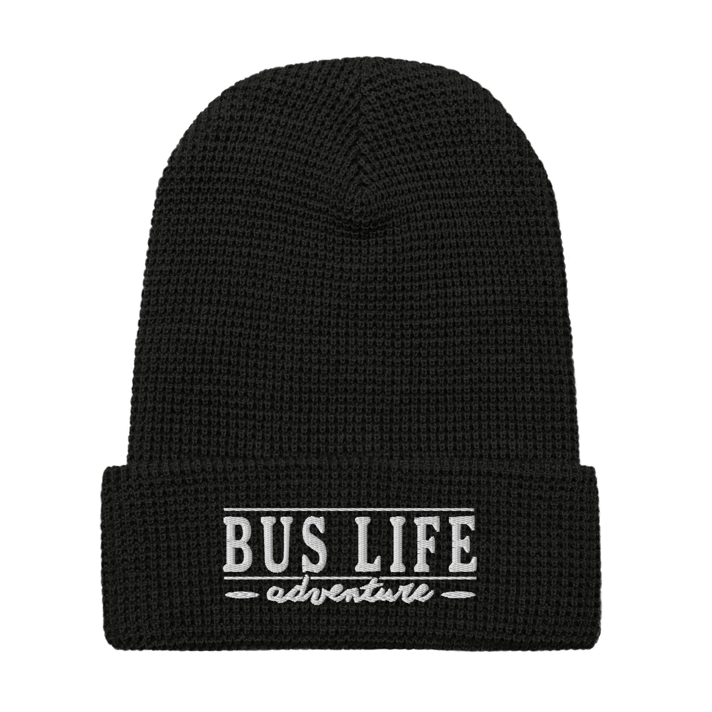 Bus Life Adventure Logo - Waffle beanie